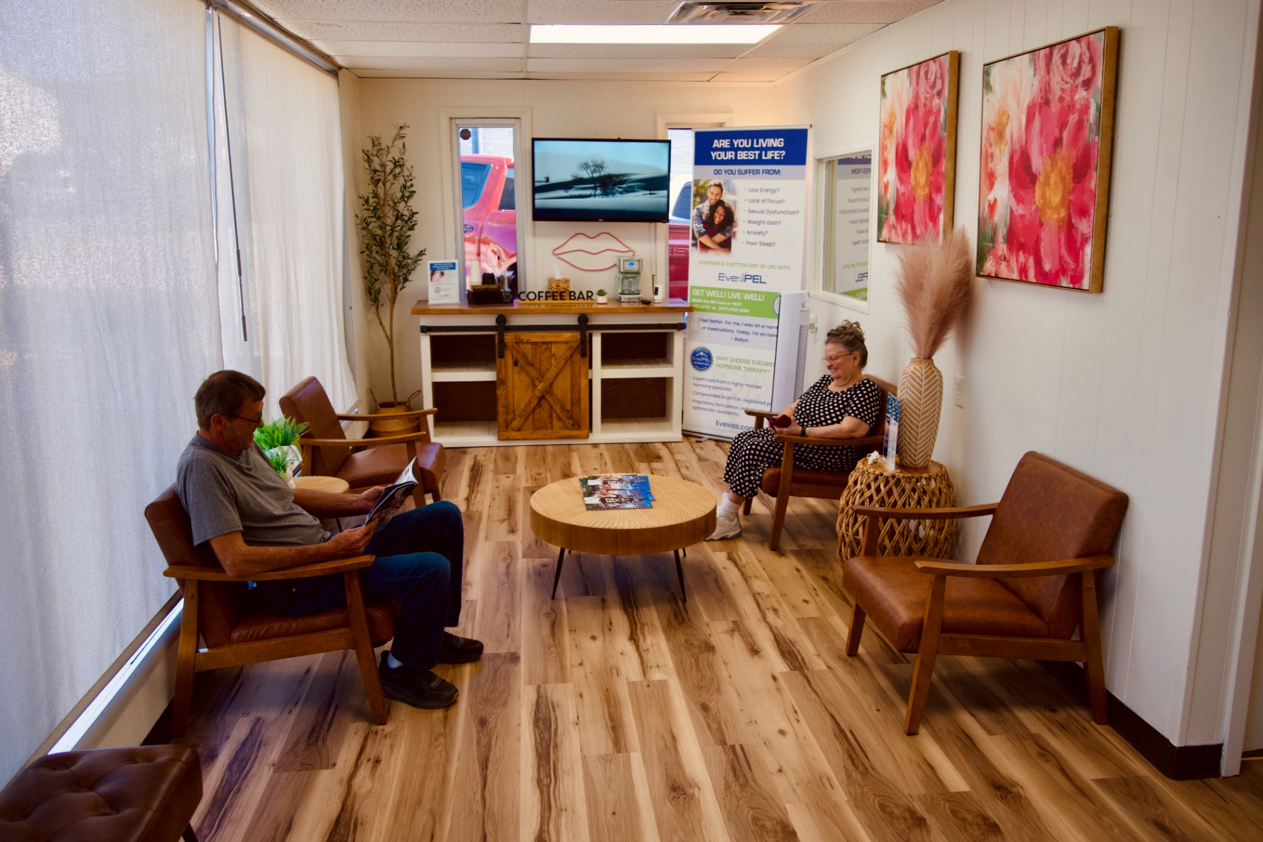 Waiting Room at Vibe Wellness + Weight Loss in Benton, AR